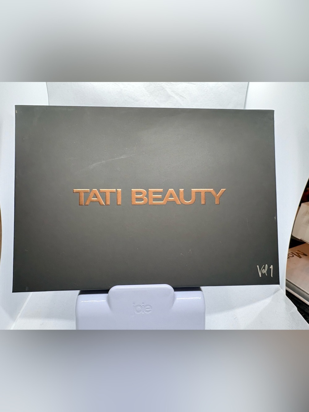 TATI BEAUTY Vol. 1 Eyeshadow Palette — Matte Black with Rose Gold Logo